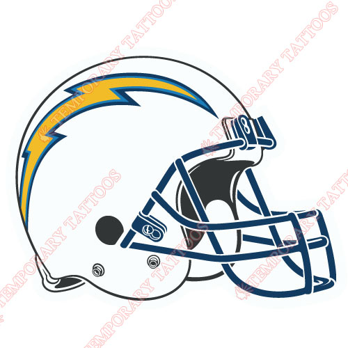 San Diego Chargers Customize Temporary Tattoos Stickers NO.739